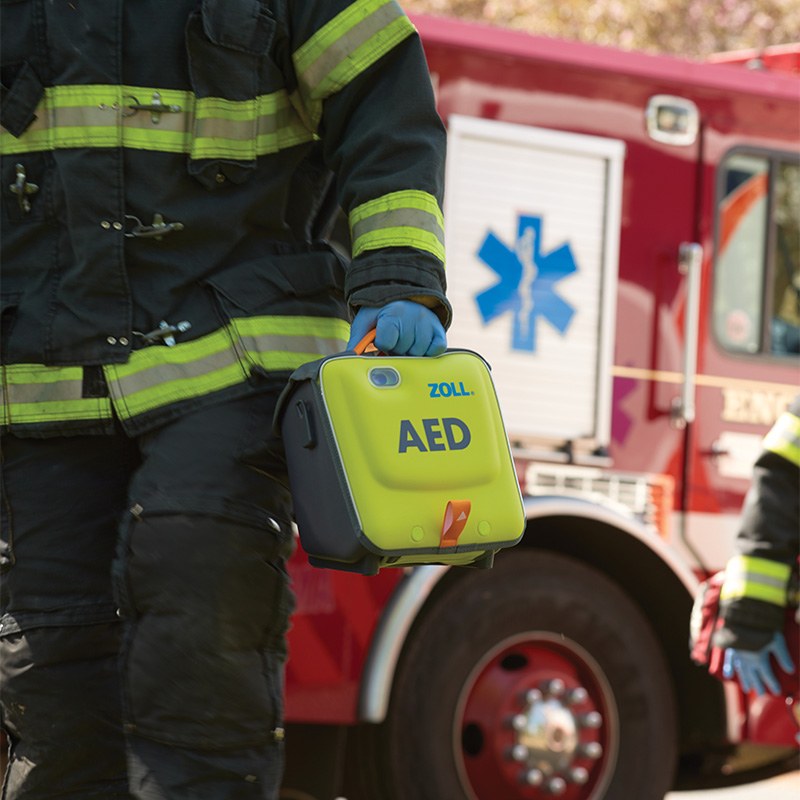 Defibrillator für die Feuerwehr