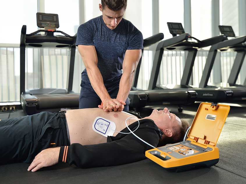 Mindray C1A Defibrillator im Einsatz