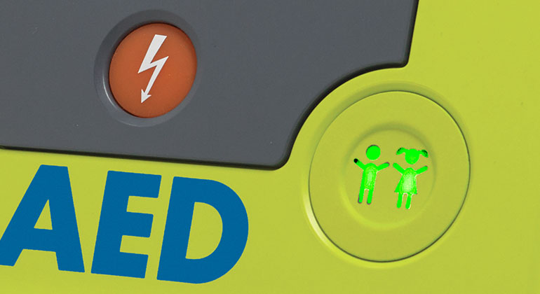 Darf ein Defibrillator auch bei Kindern eingesetzt werden?