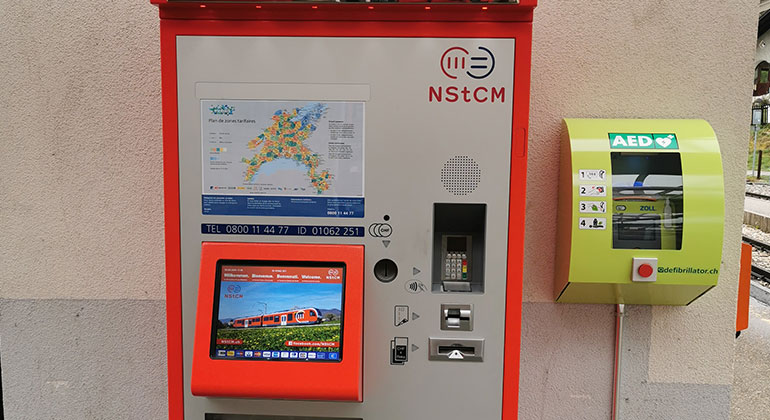 Defibrillatoren für die Gemeinde Saint-Cergue im Kanton Waadt Defibrillatoren für die Gemeinde Saint-Cergue im Kanton Waadt