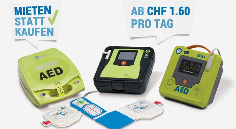 Defibrillator mieten statt kaufen? Warum?
