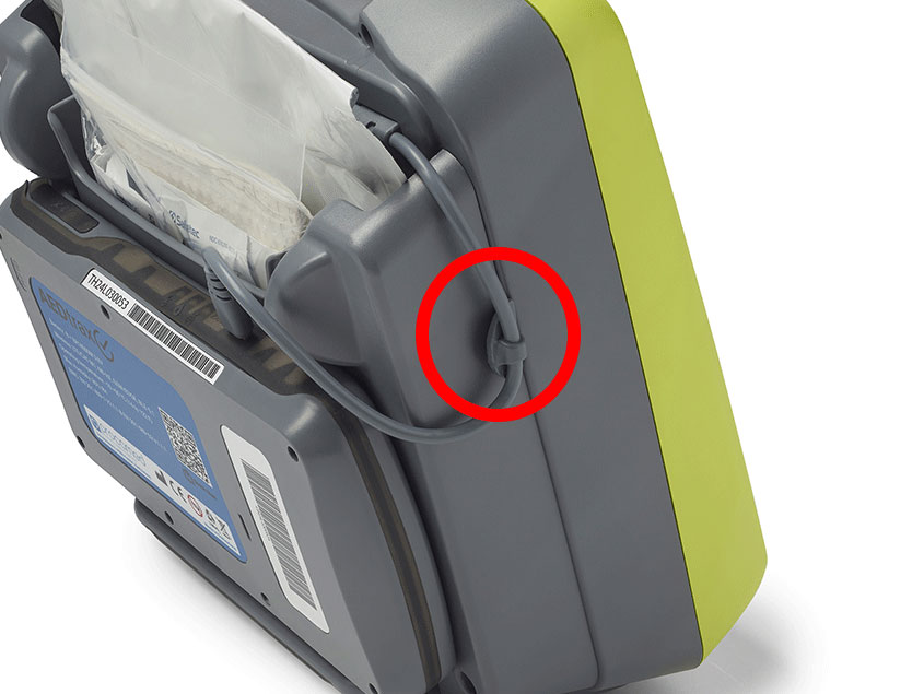 Kabelhalter an der Seite anbringen