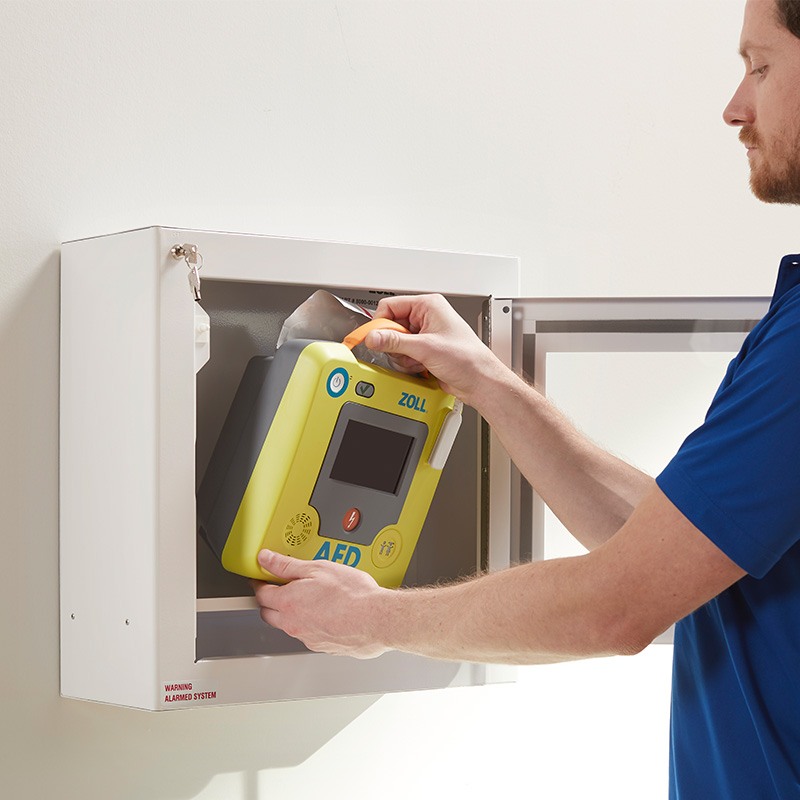 Wandkasten für Defibrillator